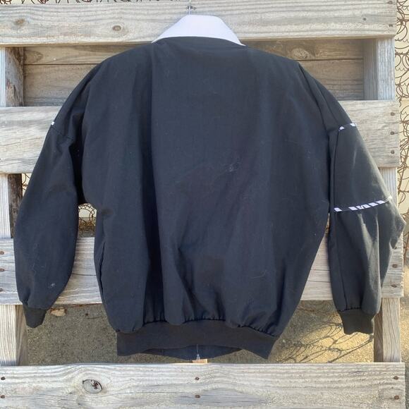 Vintage 90s zebra track windbreaker jacket - Picture 3 of 5